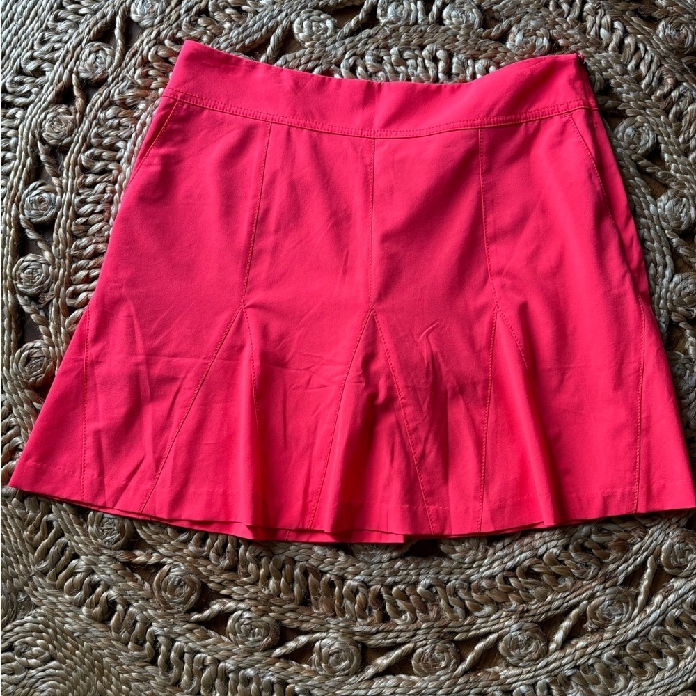 Annika by Cutter & Buck Vibrant hot pink golf/tennis/pickleball athletic skirt